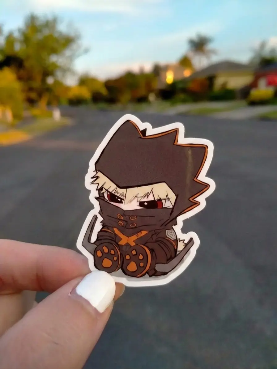 Cute Bakugou Chibi sticker, Bakugou Chibi My Her0 Academia sticker, MHA Tee, Trending Anime sticker
