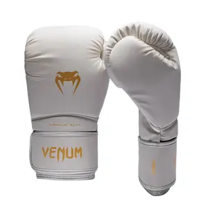 Venum Contender 1.5 Boxing Gloves - Ivory/ Gold
