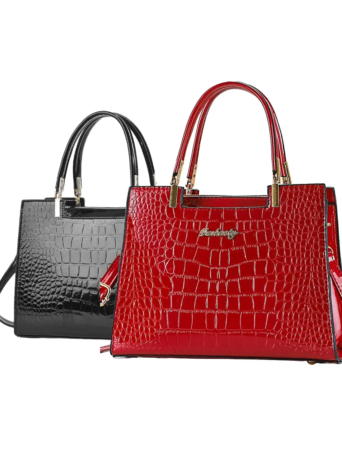 Red*1 pc+Coffee Brown*1 pc