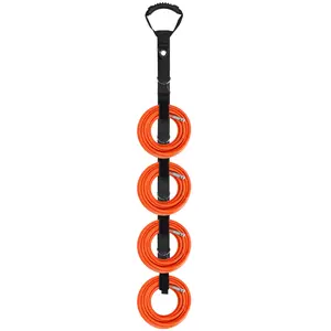 Extension Cord Organizer, Extension Cord Storage System with 4 Detachable Straps, Garage, Shed, and Garden Cord Holder for Hanging Extension Cord, Hose, Rope, Tool, Space Saver to Keep Cords Together