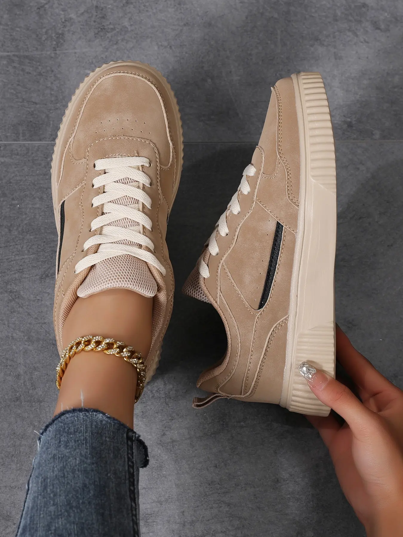 Women's New Couple Casual Shoes women , Low Top Footwear, All-Season PU Leather Sneakers men, Vintage Classic Sporty Style, Soft Breathable Eva Sole, Trendy Streetwear