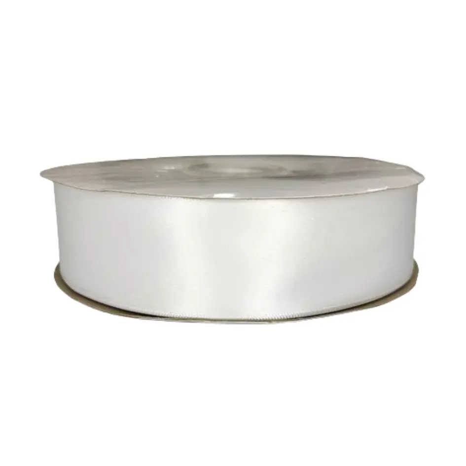 1 1/2" white Satin Ribbon Double-face 100 yds 1 1/2" white Satin Ribbon Double-face 100 yds