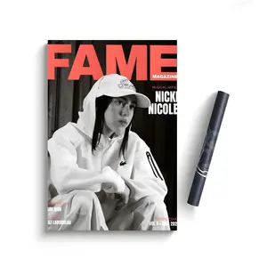 Nicki Nicole Singer Alma Poster Self-Adhesive Waterproof Art Sticker, Aesthetic Minimalist Wall Poster for Coffee Shop, Bar & Home Room Decor