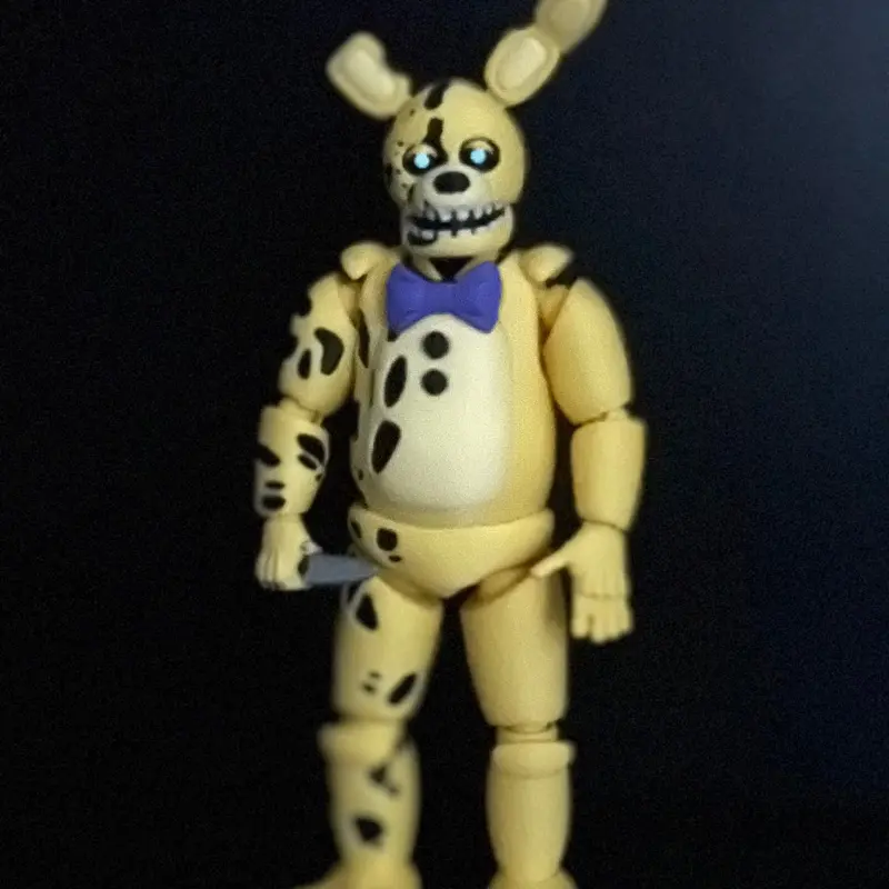 Yellow Rabbit / Springtrap GLOW FNAF Five Nights At Freddy’s Figure ...