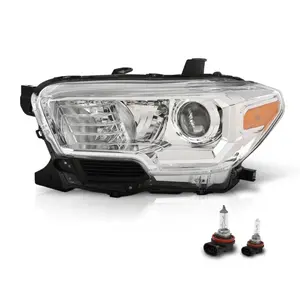Fit For 2016-2023 Toyota Tacoma w/o LED DRL Chrome Headlight Assembly Left Side