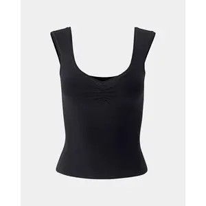Softie Cotton Ruched Tank