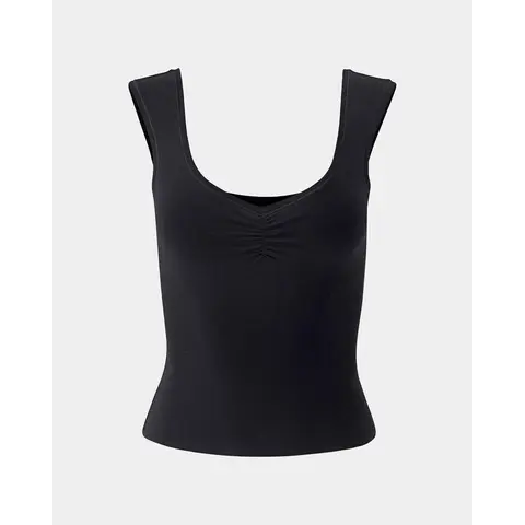 Softie Cotton Ruched Tank