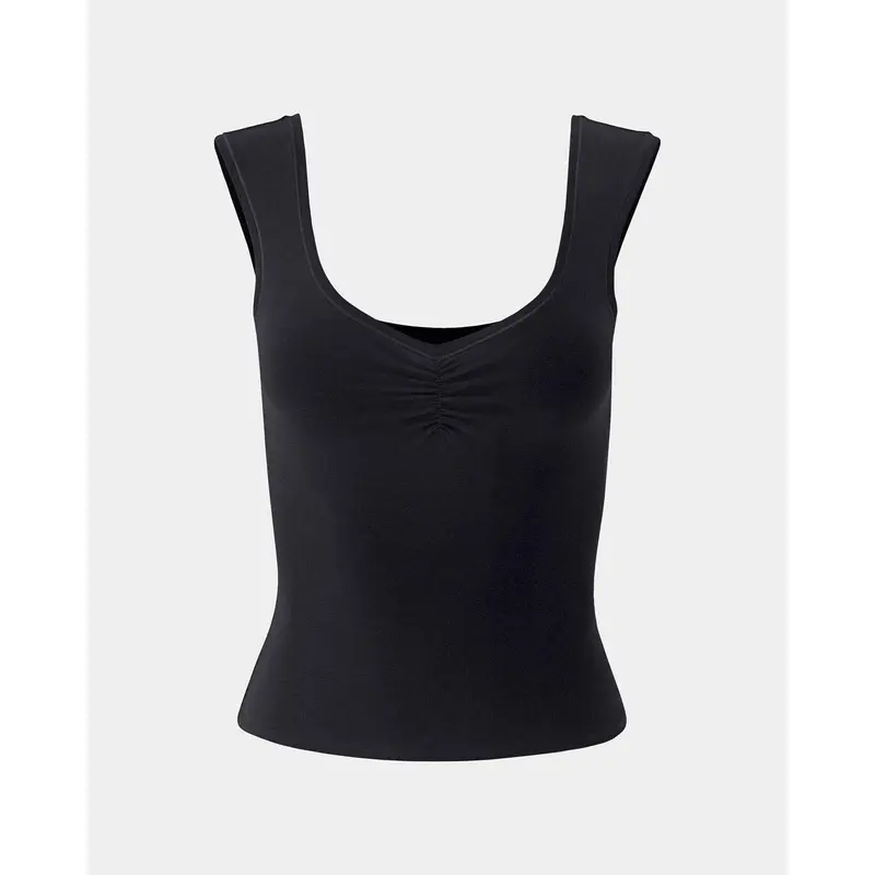 Softie Cotton Ruched Tank