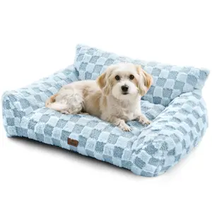 ABCPET Cat Bed Cats Couch for Puppy and Kitten Fluffy Pet Couch Small Dog Sofa Bed Supportive Cat Sofa for Indoor Cats Washable Cover Non Slip 26 inch