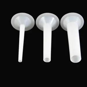 A Set of 3 count Plastic Sausage Stuffing Tubes Manual Sausage Stuffer Funnels for Meat  Funnel Attachment Kit  Grade Meat