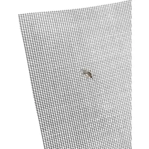 39"×59" Grey Fiberglass Window Screens Repair kit - DIY Adjustable Window Screens mesh Replacement kit for WindowsDoorPorchPatioSliding Screen Door
