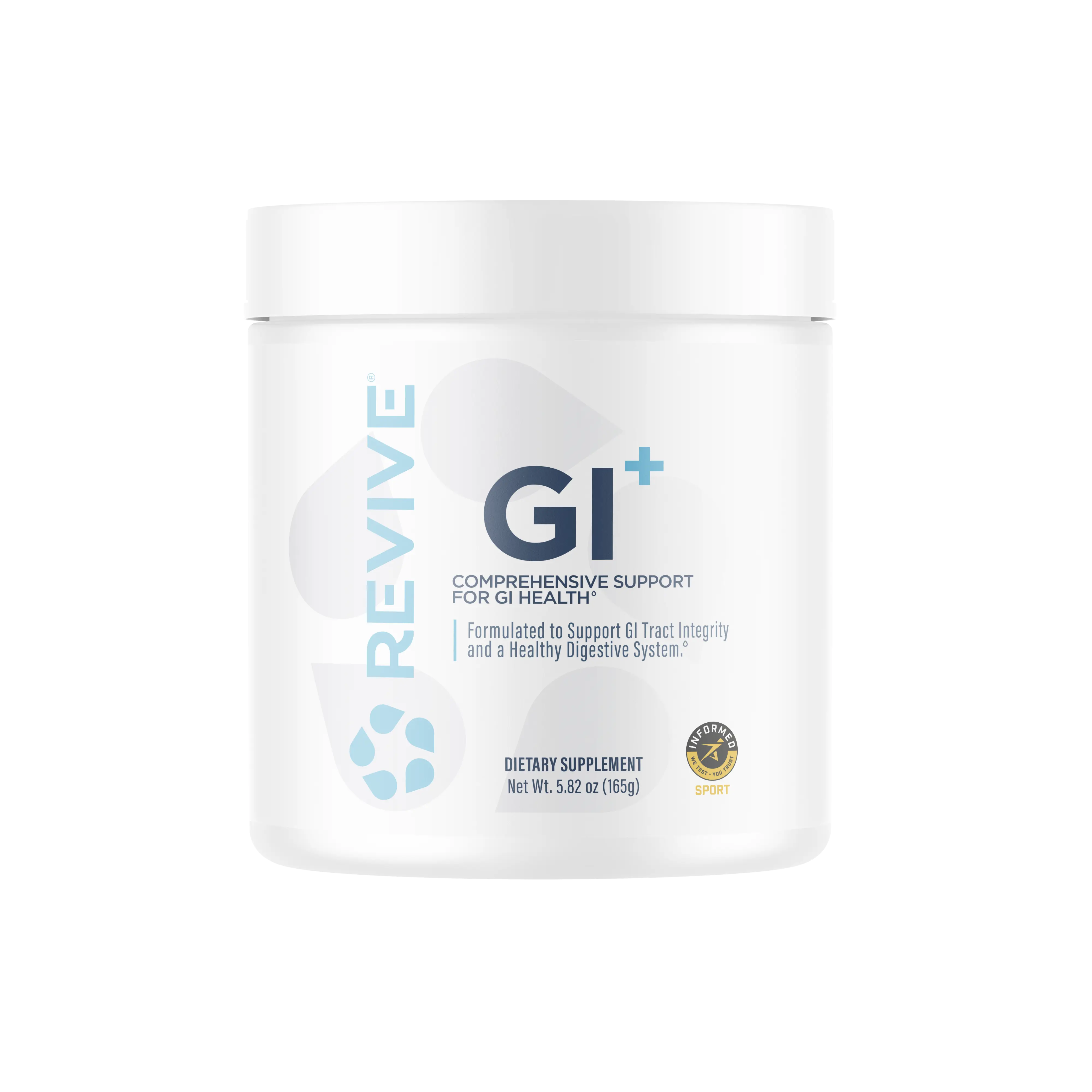 Revive GI+ Natural Gluten-Free Informed Sport Certified Powder Dietary Supplement for Clean Fitness