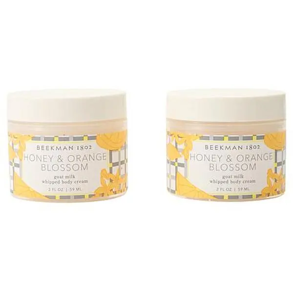 Beekman 1802 Goat Milk Body Cream Travel Duo - Honey & Orange Blossom