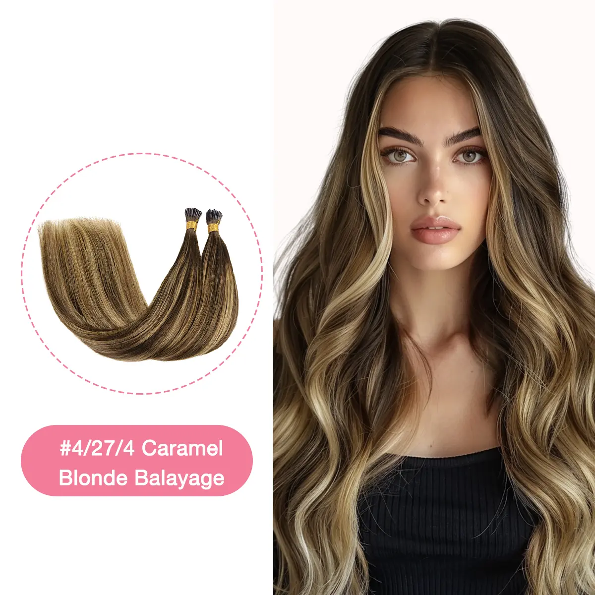 #(T4/27)P4Caramel Blonde Balayage