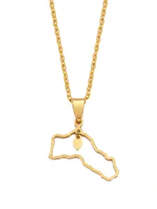 1 piece of Kurdish Pendant Necklaces for Women Girls Kurdish Jewelry Hypoallergenic Stainless Steel