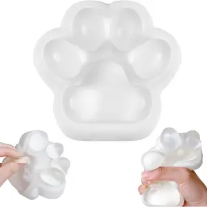 Cat Paw Design Squishy Toy, 1 Count Squeeze Toy, Stress Relief Toy, Soft High Resilience Squishy Toys, Funny Toys for Teenager & Adults, Kawaii Squishies