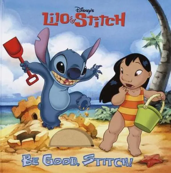 Used Softcover Children's Book - Be Good, Stitch! (Touch-and-Feel) by RH Disney - English Toddler Activity Book, 12 Pages, Childrens Books, Kindergarten Activity Book