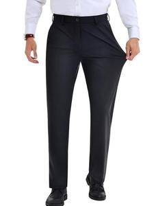 ELENCOCO Mens Lightweight Stretch Dress Pants Slim Fit Wrinkle Free Business Casual Pants for Men Perfect for Spring Summer Expandable Waist Plain Outdoorfun,Father's Day gift,Gifts for him,Valentines day outfit