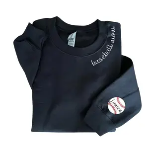 Custom Baseball Mom Sweatshirt, Baseball Sweatshirt, Custom Sweatshirt, Gift for Mom, Baseball Gift,  Baseball Mom Hoodie Custom Gift,