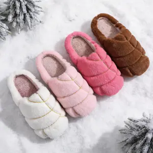 2026 Women's Plush Slippers, Valentine's Day Gift for Girls, Super Cute Fashion Warm Home Slippers, Anti-Slip Thick Sole indoor Slippers