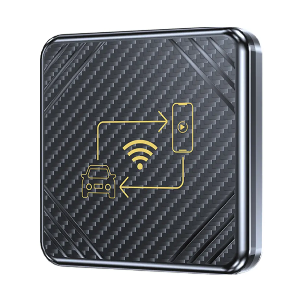 Wireless CarPlay Android Auto Box Carplay AI Box Plug and Play Wireless CarPlay Adapter Mirrorlink Auto Connect WiFi BT Voice Control Support Car with OEM Wired CarPlay/Android Auto