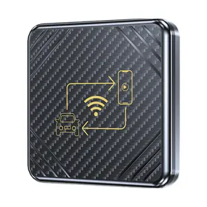 Wireless CarPlay Android Auto Box Carplay AI Box Plug and Play Wireless CarPlay Adapter Mirrorlink Auto Connect WiFi BT Voice Control Support Car with OEM Wired CarPlay/Android Auto