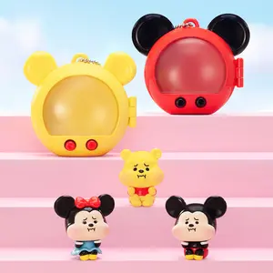 Mickey & Friends Mini Pouty Face Series Blind Box Cute Collectible Figure Pendant Adorable Cartoon Ornament Keychain Surprise Mystery Box Toy Trendy Bag Charm Perfect Birthday Holiday Gift For Kids Teens Cartoon Fans Collection Decor