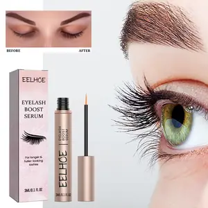 Eelhoe Eyelashe Essence Natural Long Black Thick Curl Eyelash Waterproof Smear-Proof Makeup Mascara