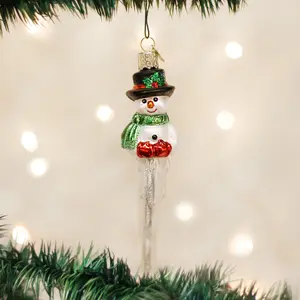 Icicle Snowman Ornament