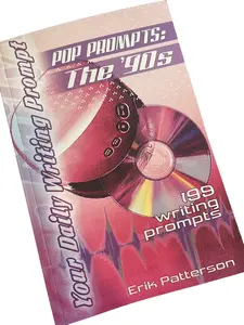 Pop Prompts the Nineties: writing prompts (journaling, creative writing) bookwisdom therapy book selfhelp book