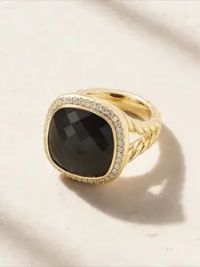 Classic Geometric Square Zircon Ring for Men and Women, Simple Daily Party Creative Ring, Unisex Casual Jewelry, Geometric Rings, Geometric Design Ring, Square Shaped Ring