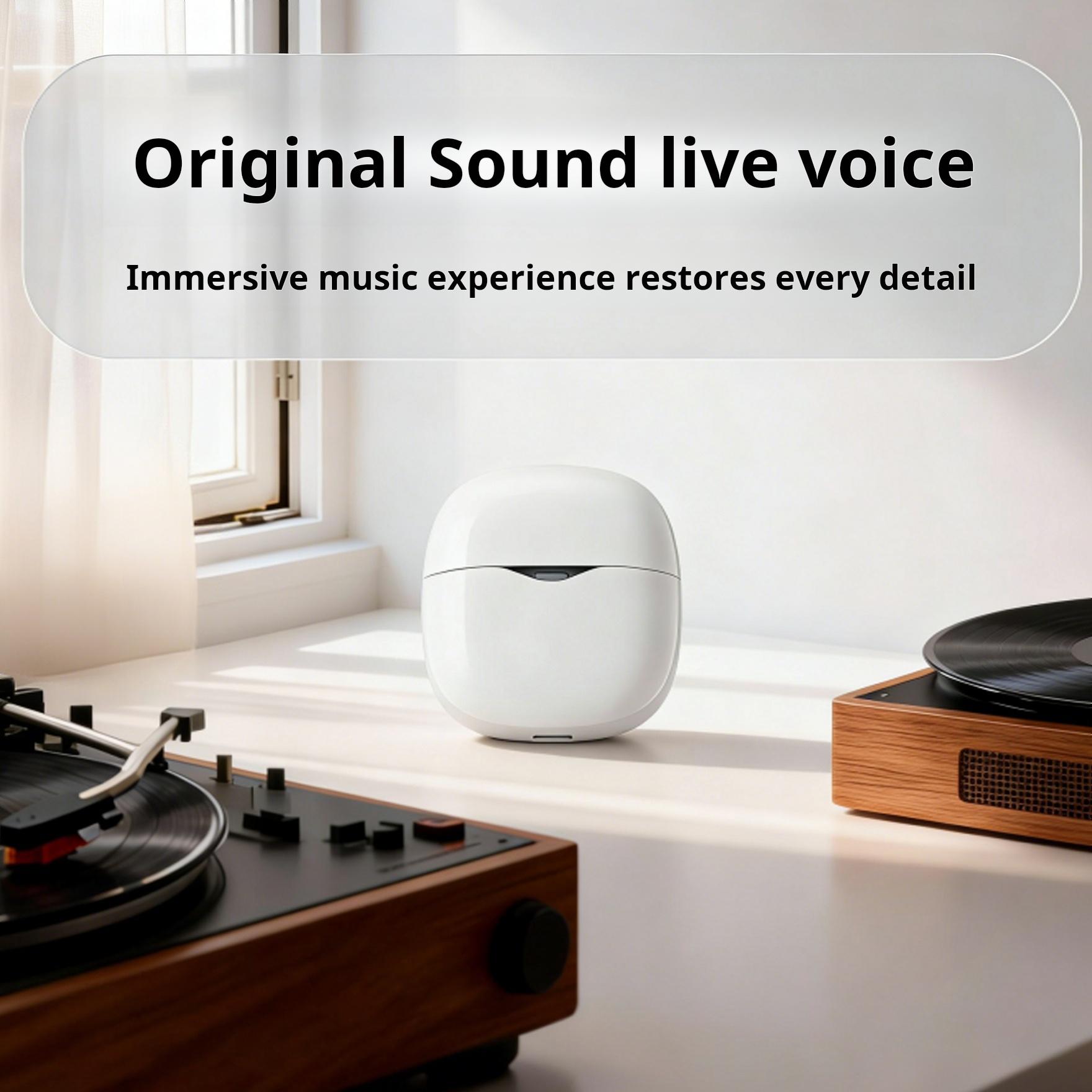 Wireless Bluetooth Earbuds ENC Noise Cancelling Clear Calls Long Battery Life Comfortable Fit Waterproof Sweatproof Low Latency Stable Connection Deep Bass Sports Running Gym