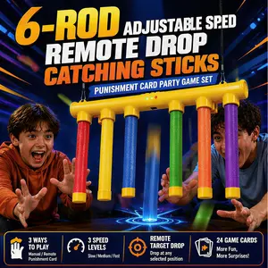 Hangable Door Reaction Training Toy, No Drilling Required, Multi-Player Drop Stick Game, Fun and Engaging Activity for All Ages