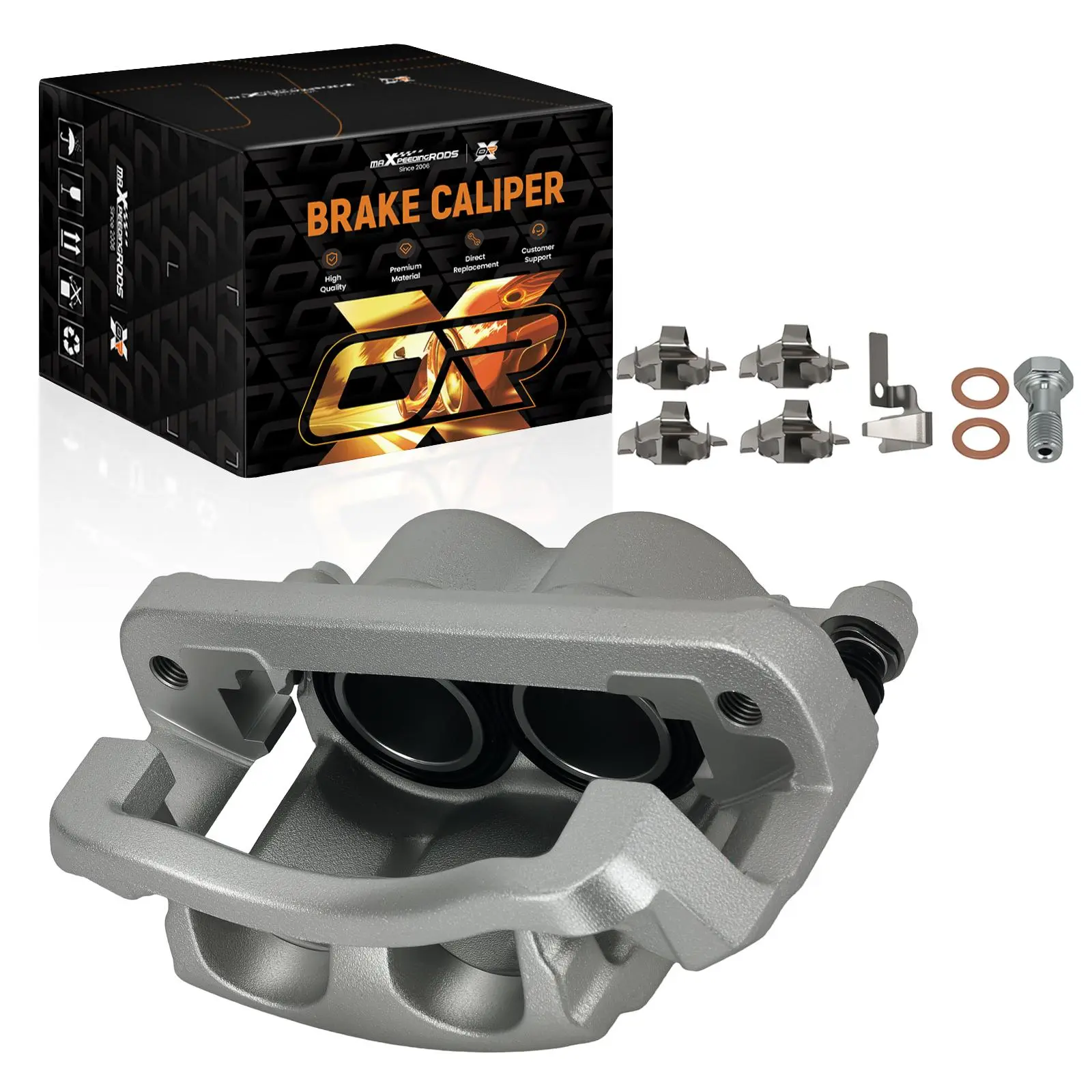 Front Right Brake Caliper compatible for Ford F-250 F-350 Super Duty 2005-2012 18-B5022