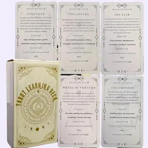 Tarot Learning Deck - Comprehensive Collection of Tarot Cards for Beginners and Advanced Users