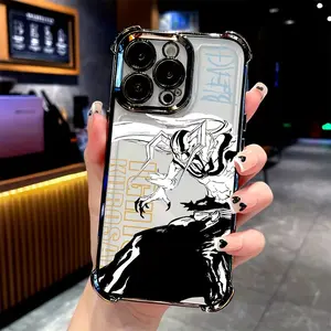 Youth Anime B-BLEACHS Phone Case for iPhone 16, 15, 14, 13, 12, 11 Pro Max, X, XR, XS Max, 8, 7 Plus - Shockproof Transparent Soft Back Cover