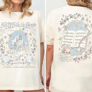 Retro #Cinderellaaa Shirt, So This Is Love Princess Tee, Trip Shirt, Artwork Graphic Top, Princess Gift [Tshirt - Sweatshirt]