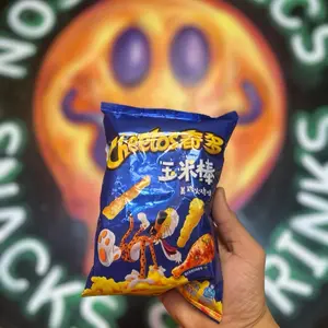 Cheetos American Turkey Flavor 50g - Light & Crispy Snack with Good Flavor Not Too Salty Perfect for On-the-Go or Home