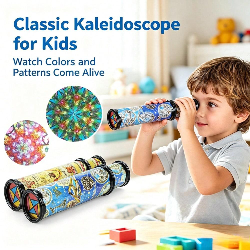 1pc Classic children's kaleidoscope, retro rotating kaleidoscope toys, early education sensory puzzle toys, portable handheld novelty toys, party gifts, classroom rewards for outdoor play toys 1pc Classic children's kaleidoscope, retro rotating kaleidoscope toys, early education sensory puzzle toys, portable handheld novelty toys, party gifts, classroom rewards for outdoor play toys