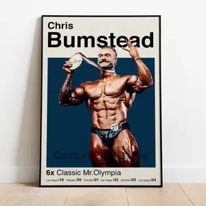 Chris Bumstead Poster, Body Building Print, Cbum Mr.Olympia Poster, Minimalist Gift, Gym Poster, Sport Wall Art, Poster For Him 45755 288