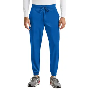 Healing Hands HH Works Mens Rafael Mid Rise Zip Fly Jogger Scrub Pants