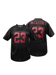 Men's #23 San Francisco Football Jersey,Name and Number Stitched, Loose Fit Breathable Comfortable T-Shirts, Sporty Short Sleeve Casual Wear, Unisex Outdoor Sports Jersey All Seasons