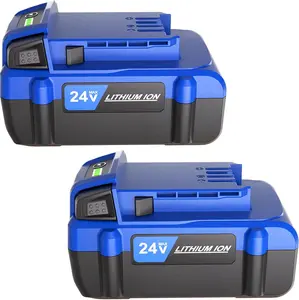 JYJZPB 6.0Ah Lithium-ion Replacement for Kobalt 24V Battery KB624-03 524-03 424-03 224-03 124-03 Compatible for Kobalt 24-Volt Max Cordless Tool, 2 Packs