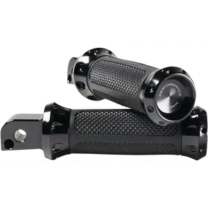 PERFORMANCE MACHINE (PM) Over Drive Footpeg - Passenger - Black - '18-'20 M8 SOFTAIL