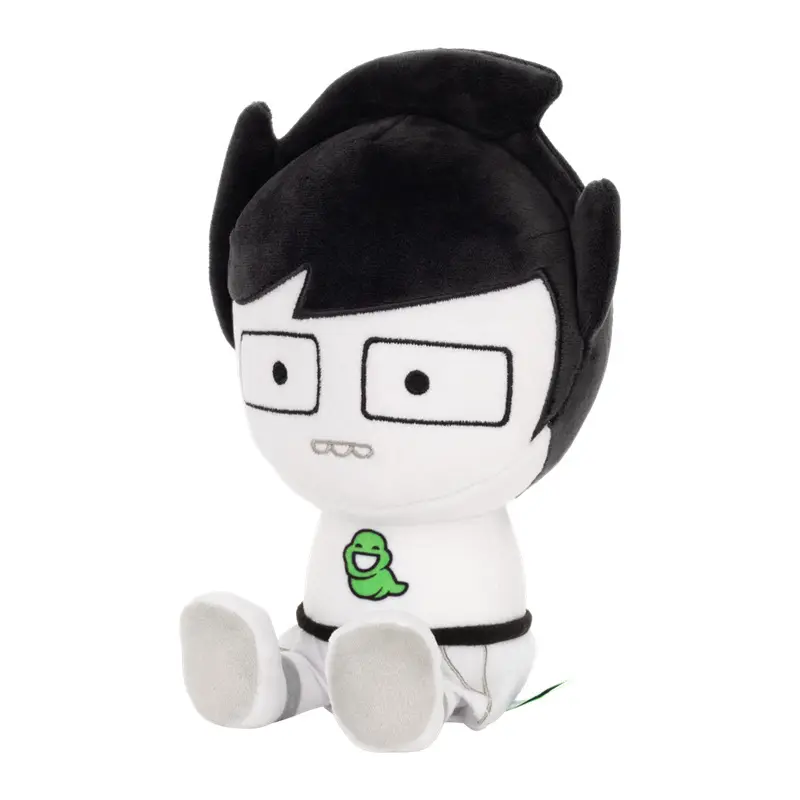Homestuck John Egbert Soft Fabric Stuffed Toy - Unisex Cartoon Game Peripheral, Compact Collectible Gift for Fans