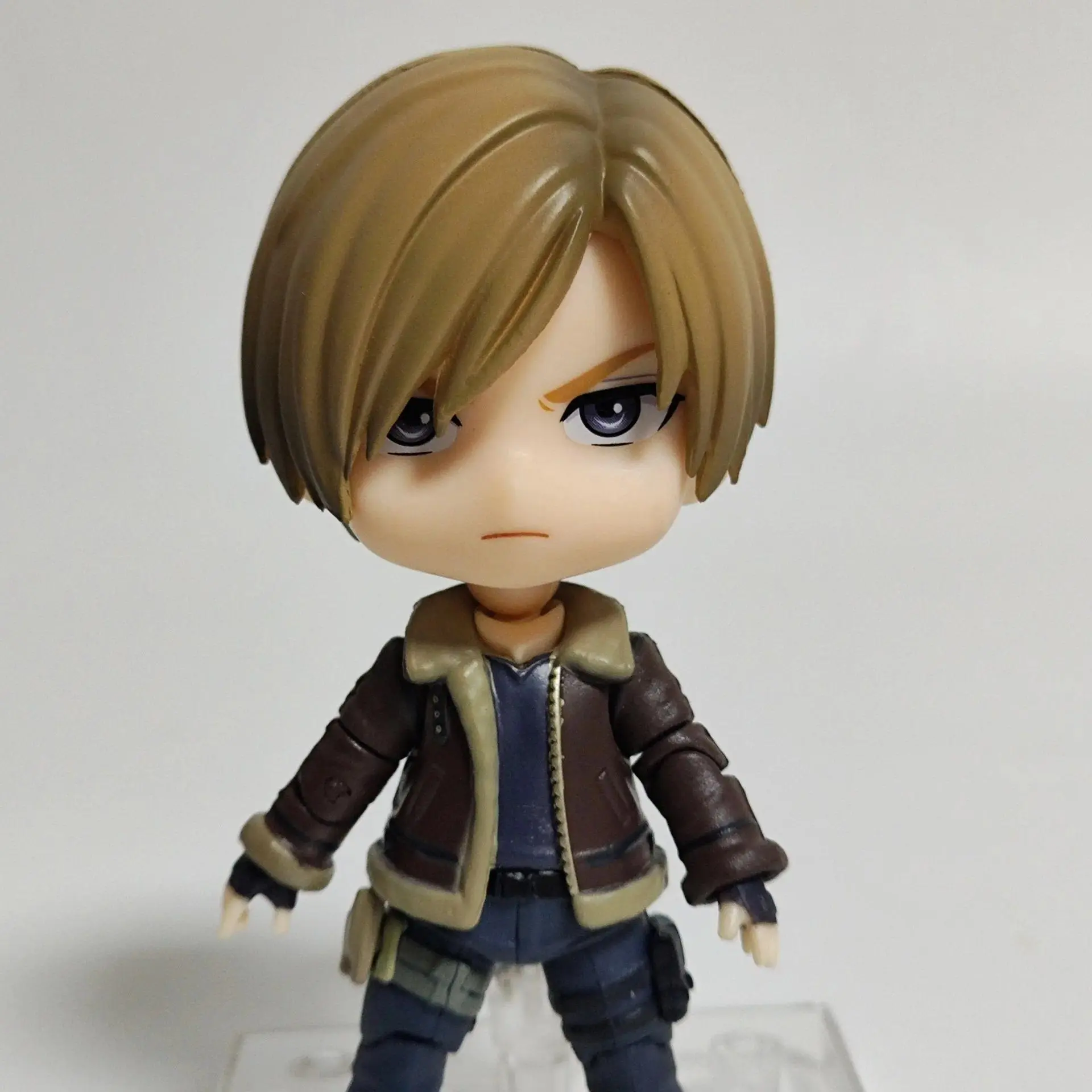 Good Smile Nendoroid #2337 Resident Evil 4 Remake Leon S. Kennedy 10cm Q-Version PVC Anime & Manga Action Figure Model Toy Gift