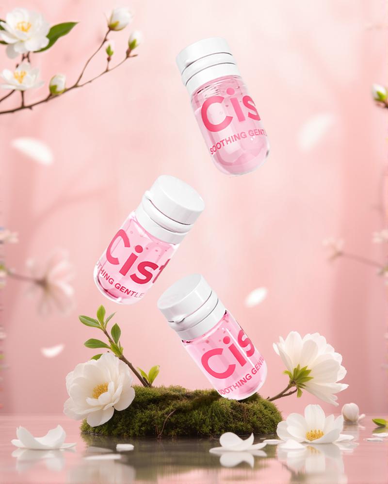 Cistto TSA-Approved Cleansing Oil CapsulesLeak-Proof Single Use | Melts Waterproof Makeup in 15sZero Residue, Perfect for Travel & Gym! Floral Acne