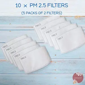 PM 2.5 FILTER • ACTIVATED CARBON