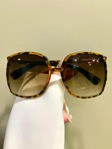 Large Square Frame Glasses Fashion High-End Trendy Decorative Eyewear for Men and Women, Casual Style All Seasons PC Lens