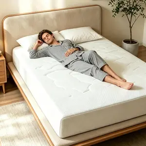 6 Inch Size Mattress in a Box, Medium Firm with Gel Memory Foam & Pocket Coils, Motion Isolation, Pressure Relief,(B9-3) (6 Inch, Twin)